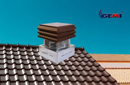 Smoke problem with a chimney flue with curves or horizontal sections.