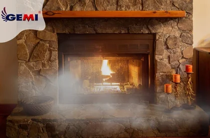 Is smoke escaping from your fireplace or barbecue? The Gemi Smoke Extractor is the solution.