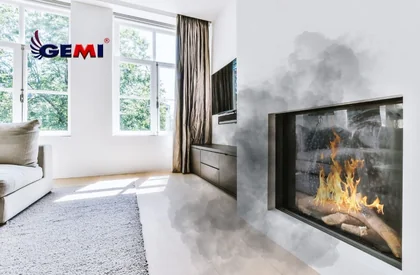 Is your wood-burning stove producing smoke? The Electric Smoke Extractor for Fireplaces is the answer.