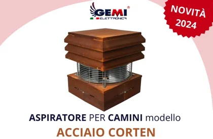 Corten Steel Fireplace Extractor: Features, Advantages and Peculiarities of this Innovative Material