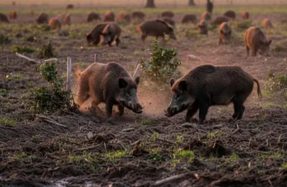 Electric Fence: Do boars destroy your land? With Gemi you solve your problem now!
