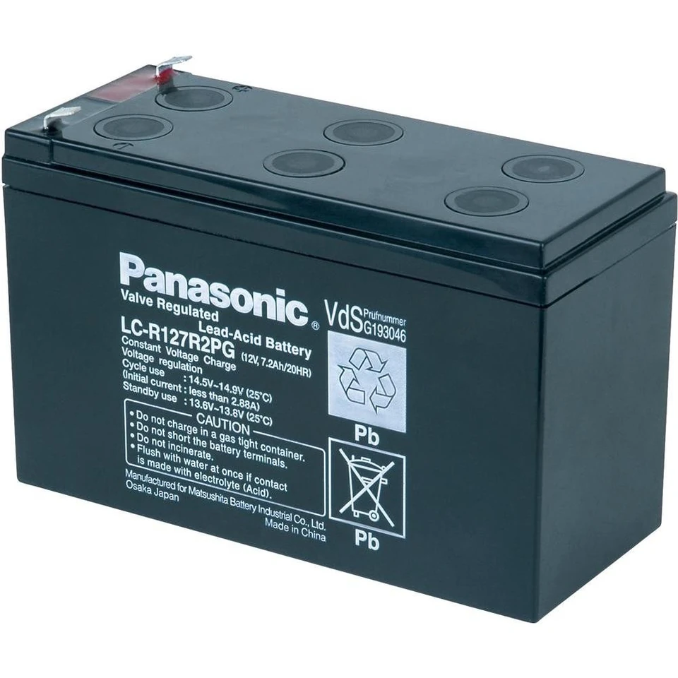 Electric fence battery 12 V 7.2 Ah