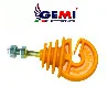 Insulator with screw and nut for electric fence