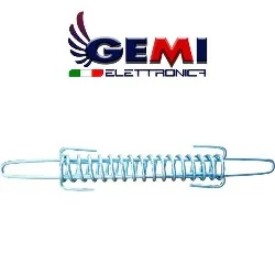 Galvanized tension spring for electric fence