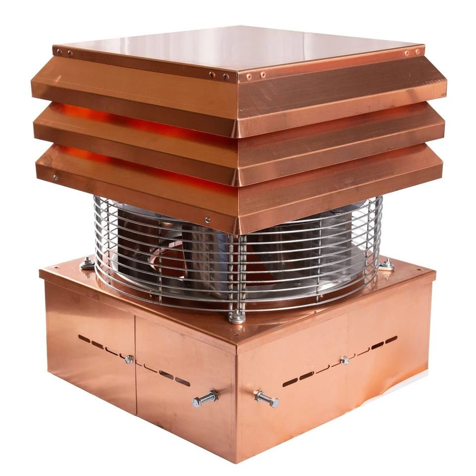 Professional copper square Chimney fan 