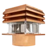 Pro copper round for chimney Chimney fan 