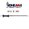 Handle set with hook + 5 m spring for electric fence