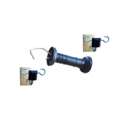 Gate set with handle and 2 insulators for electric fence