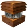 Professional corten square Chimney fan 