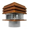 Professional corten round Chimney fan 