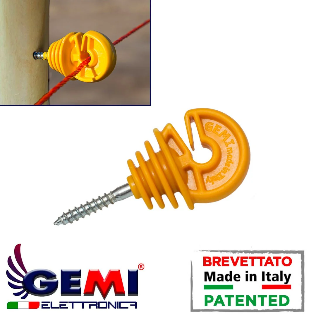 Ring insulators wood x100 for electric fence