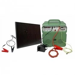 Energizer 12 V / 220 V with solar panel for electric fence
