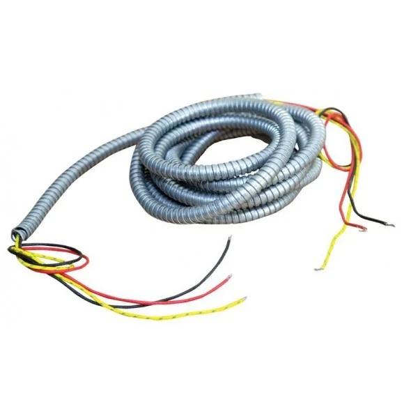 Cable with flexible steel sheath Chimney fan 