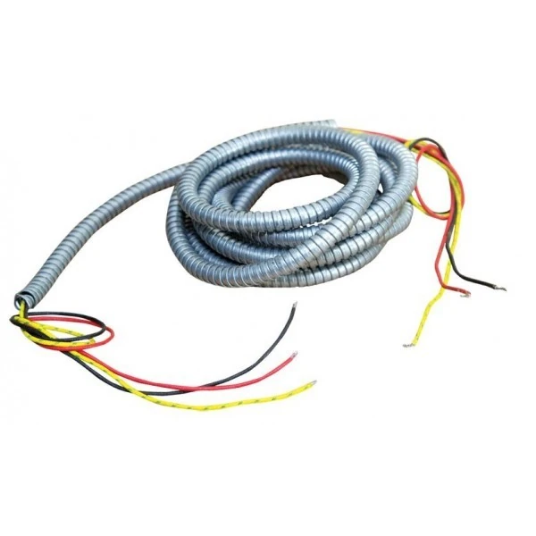 Cable with flexible steel sheath Chimney fan 