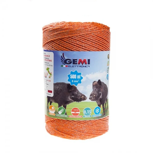 Electric fence Polywire 500 m 6 mm²